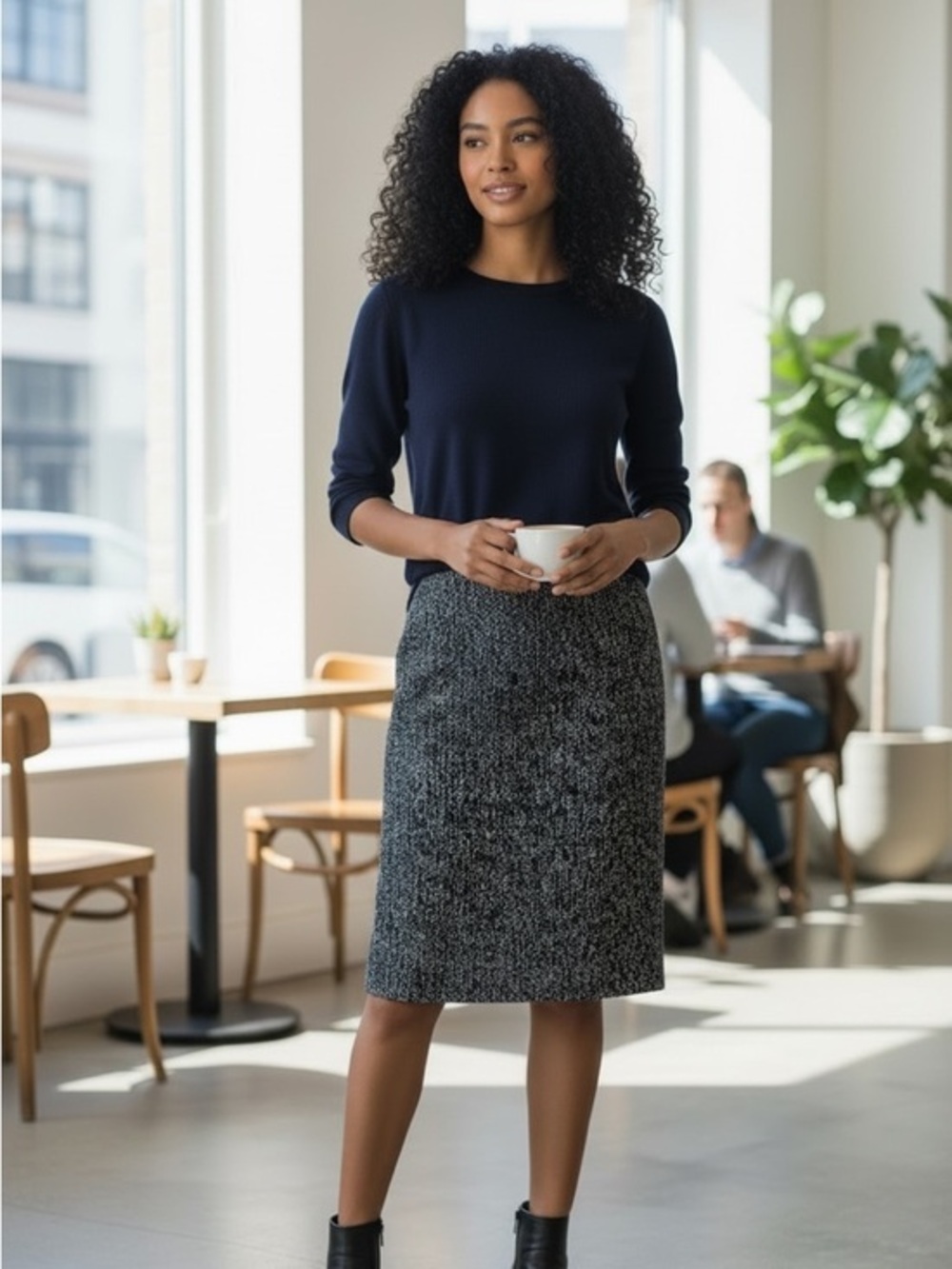 Tahari Tweed Skirt